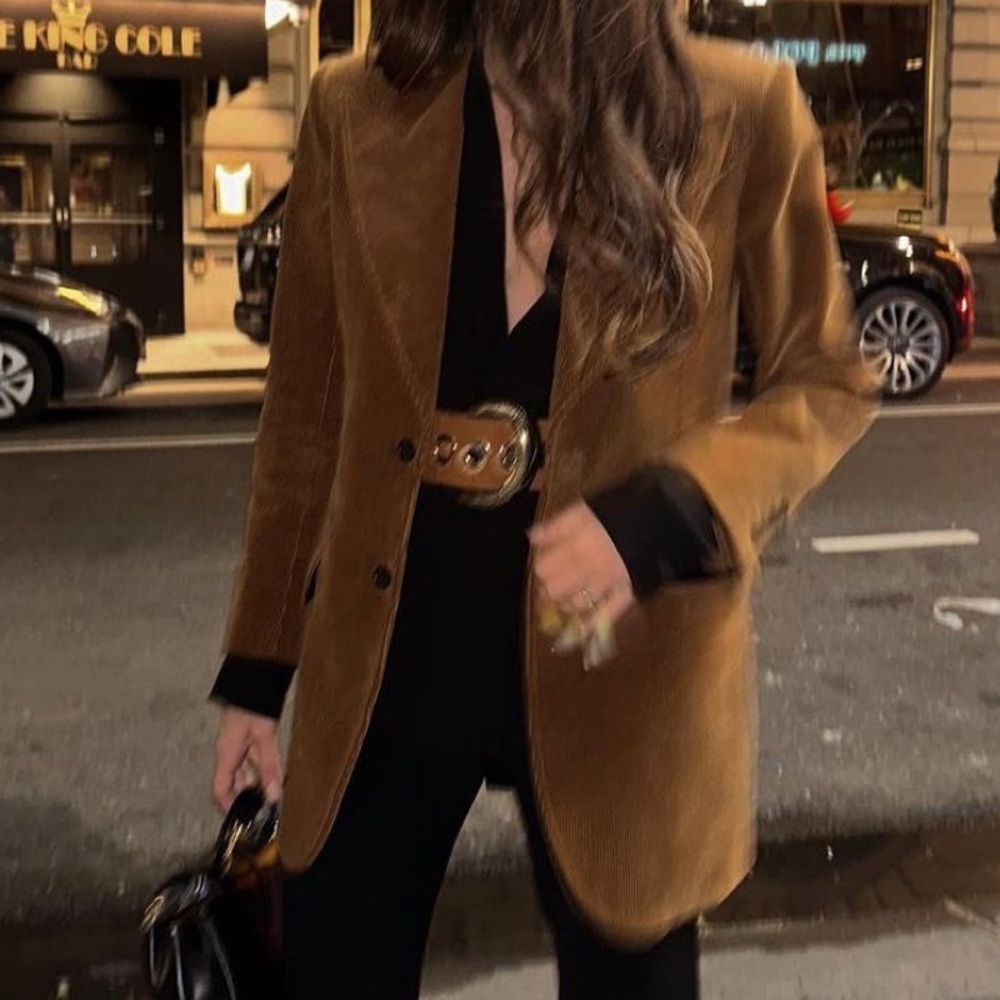 Leather Suede Blazer/Jacket